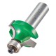 Trend C078X1/2TC CraftPro Guided Ovolo Roundover Router Cutter 9.5mm Radius x 1/2 Shank