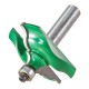 Trend C217X1/2TC CraftPro Guided Elegant Mould Router Cutter 10.5/6.5mm Rad x 1/2 Shank