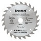 Trend CraftPro Combination Wood Saw Blade - 160mm dia x 2.4 kerf x 20 bore 24T