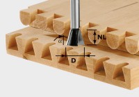 Festool Dovetail Router Cutters
