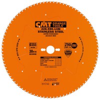 CMT Industrial Saw Blade for Stainless Steel 355mm dia x 2.2 kerf x 30 bore Z90 10�FWF