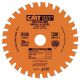 CMT Medium / Thick Metal and Steel Saw Blade 136mm dia x 1.5 kerf x 20 bore Z30 8�FWF