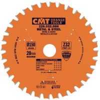 CMT Medium / Thick Metal and Steel Saw Blade 150mm dia x 1.6 kerf x 20 bore Z32 8�FWF