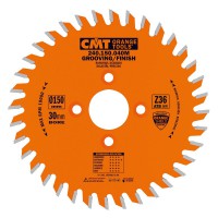 CMT Grooving / Finish Saw Blade 150mm dia x 4 kerf x 30 bore Z36 5�ATB