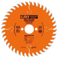 CMT Industrial Fine Cut Saw Blade 150mm dia x 2.4 kerf x 20 bore Z40 15�ATB