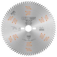 CMT Low Noise Fine Finishing Saw Blade 250mm dia x 3.2 kerf x 30 bore Z80 15� ATB