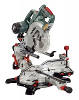 Metabo KGSV 72 Xact SYM 240V 8\" double bevel sliding mitre saw with symmetrical fence system