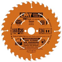 CMT ITK Plus Finishing Saw Blade - 160mm dia x 1.7 kerf x 20(+16) bore Z40 10� ATB+8� SHEAR