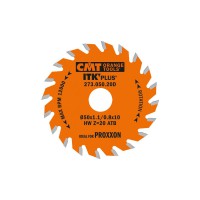 CMT ITK Plus Thin-Kerf Fine Cut-Off Saw Blade 50mm dia x 1.1 kerf x 10 bore Z20 10� ATB