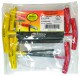 BONDHUS HTX9-6IN/M T-Handle Hex Driver Set L6" - 9 pcs - 1/8"-5/16" + 3mm-6mm, 15299