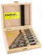 Famag 1593 Brad point drill bit TCT cylindrical shank Set of 7 pcs � 3-12 mm in Wooden Case