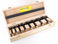 Famag 1663508 TCT-Bormax� Forstner Bit Carbide-Tipped Set of 8 pcs in Wooden Case