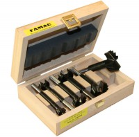 Famag 1663606 TCT-Bormax� Forstner Bit Carbide-Tipped Set of 6 pcs in Wooden Case