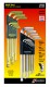BONDHUS BLX22GB Double Pack Brite Guard + Gold Guard Ball End Hex Allen Key Set - 22 pcs - 0.050"-3/8" + 1.5mm-10mm, 203