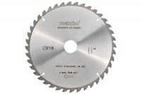 Metabo Circular�Saw Blade Precision Wood Cut Classic 216 dia x 2.4 kerf x 30 bore Z40