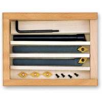 Proxxon Cutter Set with Tungsten Inserts 3pc for PD 230/E / PD 250/E - 24555