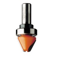 CMT Lettering router bits (60�) with top bearing, 28.5 dia x 19mm cut x 1/2 shank