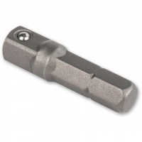 Proxxon 1/4\" Male Square Drive To 1/4\" Male Hex Adaptor - 23701