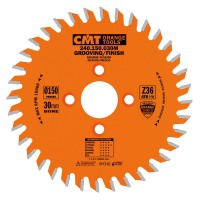 CMT Grooving / Finish Saw Blade 150mm dia x 3 kerf x 30 bore Z36 5�ATB