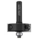 CMT Rebating Bits with Insert Knives - 34.9 dia x 12mm cut x 1/4 shank