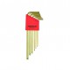 BONDHUS BLX7MG Gold Guard Ball End Hex Allen Key Set - 7 pcs - 1.5mm-6mm, 38092