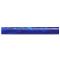 Charnwood Acrylic Pen Blank AR25 - 19mm Dia x 130mm Blue with Pearl Swirl