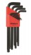 BONDHUS BLX10M Ball End Hex Allen Key Set - 10 pcs - 1.5mm-10mm, 10990