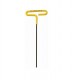 BONDHUS 7/64" T-Handle Cushion Grip Hex Driver - L6", 46406