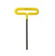 BONDHUS 3/32" T-Handle Cushion Grip Hex Driver - L9", 46505