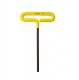 BONDHUS 5/16" T-Handle Cushion Grip Hex Driver - L9", 46513