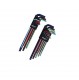 BONDHUS BLX22XLCG Double Pack Colour Guard Ball End Hex Allen Key Set - 22 pcs - 0.050"-3/8" + 1.5mm-10mm, 69600