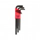 BONDHUS PBLX7M ProHold Ball End Hex Allen Key Set - 7 pcs - 1.5mm-6mm, 74992
