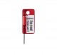 BONDHUS SBL1.5 Stubby Ball End Hex Allen Key 1.5mm - L77mm, 16550