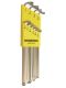 BONDHUS SBLX10B Stubby Brite Guard Ball End Hex Allen Key Set - 10pcs - 1/16"-1/4", 16738