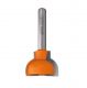 CMT Ovolo sash router bit - 25 dia x 19mm cut x 1/4 shank, profile A