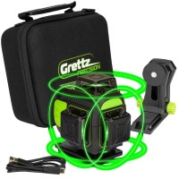 Grettz G4D 4D Multi-Line Green Beam Laser Level