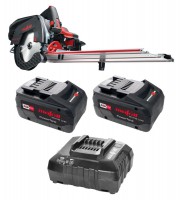 Mafell Cordless Cross Cutting Saw System KSS 60 18M BL 18v, Set with Guide Rail in Case - 91D921