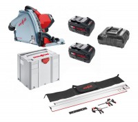Mafell 91E021 MT 55 18 M BL Cordless Plunge Saw Package with Rails 204805