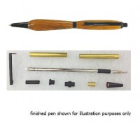 Charnwood 7mm Slimline Pencil Kit (Black Chrome) - PCL7BC