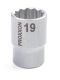 Proxxon 1/2" Drive Socket for XZN Screw - 19mm - 23312