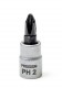 Proxxon 1/4" Drive Socket with Phillips Bit - PH2 - 23731