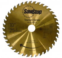 SawStop Titanium Combination Table Saw Blade 40-Tooth - 254mm dia x 3.1mm kerf x 30mm bore