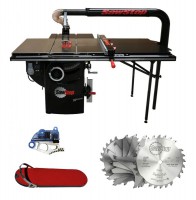 SawStop Professional Cabinet Saw - 52\" T-Glide Advance Fence System, DADO Plus Configuration