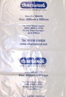 Charnwood W690PB Heavy gauge plastic bag 24\" x 36\" (Pack of 10) Suits W696/W790/Bflux