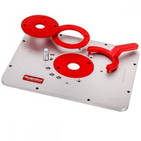 Woodpeckers Cast Aluminium Router Mounting Plate - Pre-Drilled for Porter Cable 100, Bosch 1617, Dewalt etc - AI890