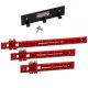 Woodpeckers PAOLINI Pocket Rule 3 Pk - Imperial / Metric Aluminium with Rack-It - PPRRI-AC
