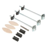 Trend ZIP/35/164/3 - ZIPBOLT Standard Worktop Connector Kit (26-40mm)
